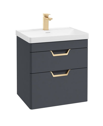 FREYA Wall Hung Two Drawer Vanity Unit & Basin