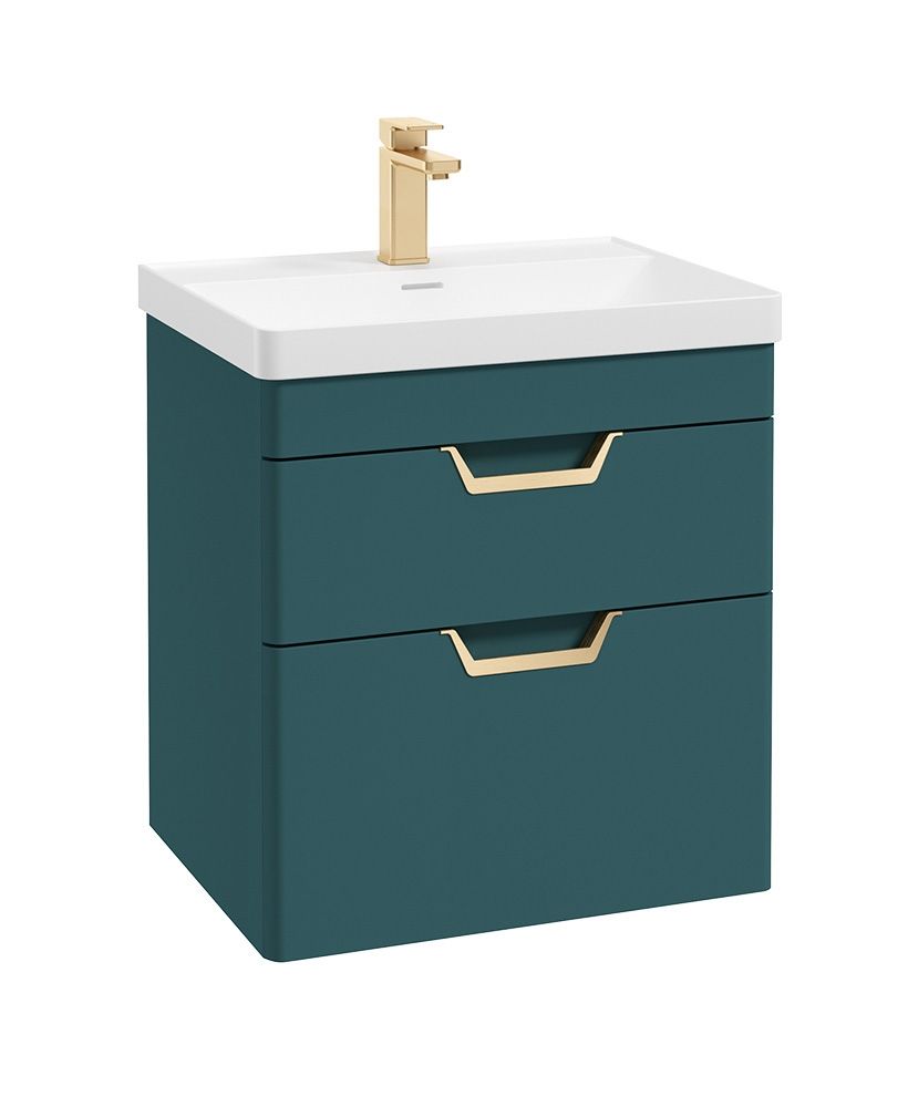 FREYA Wall Hung Two Drawer Vanity Unit & Basin