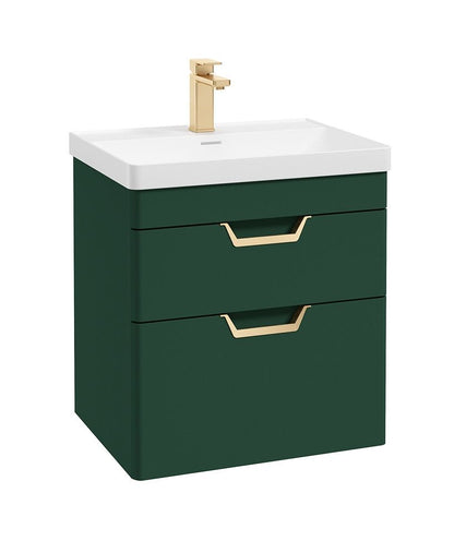 FREYA Wall Hung Two Drawer Vanity Unit & Basin