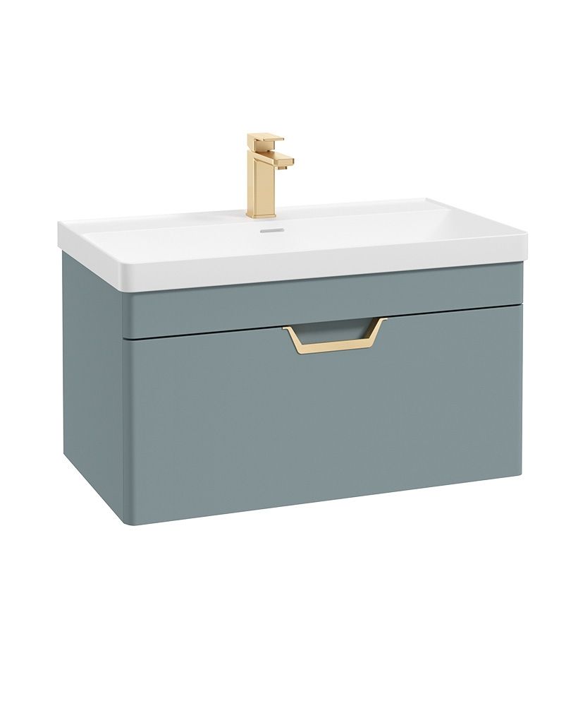 FREYA Wall Hung Single Drawer Vanity Unit & Basin