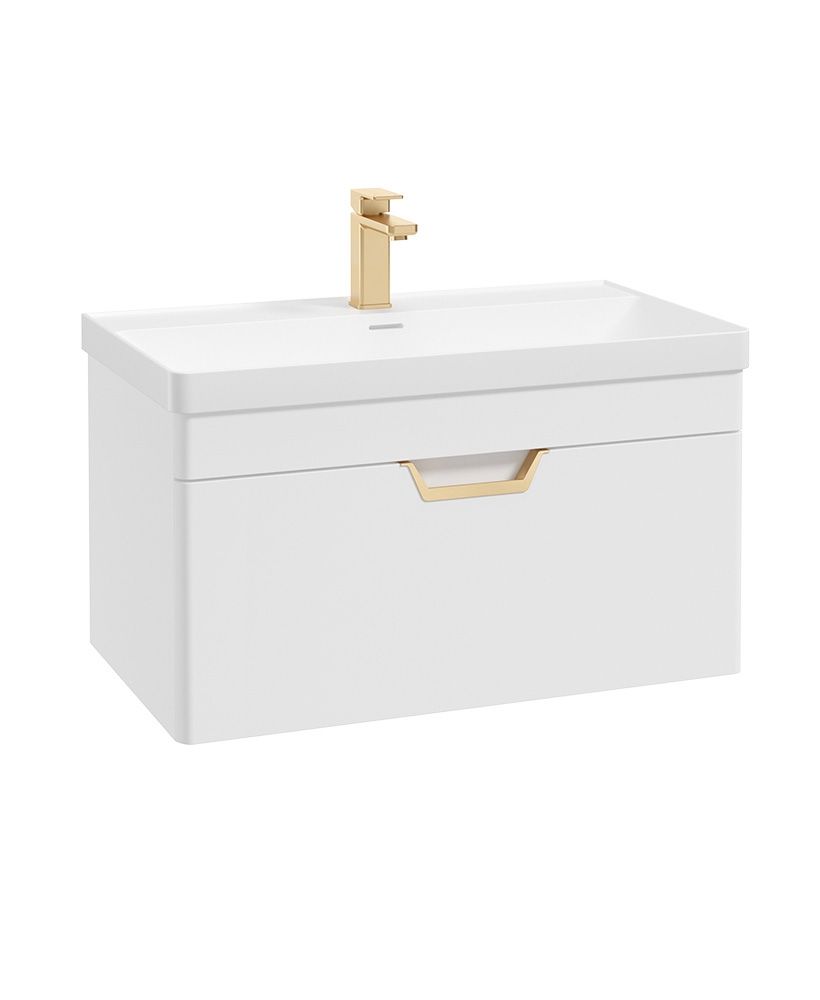 FREYA Wall Hung Single Drawer Vanity Unit & Basin