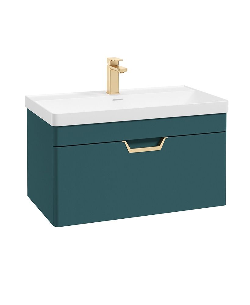 FREYA Wall Hung Single Drawer Vanity Unit & Basin