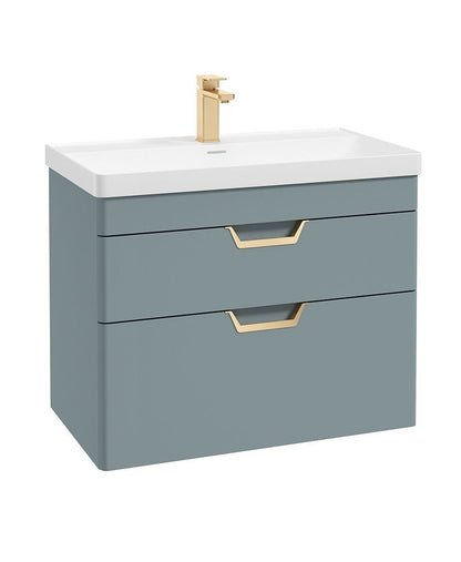 FREYA Wall Hung Two Drawer Vanity Unit & Basin