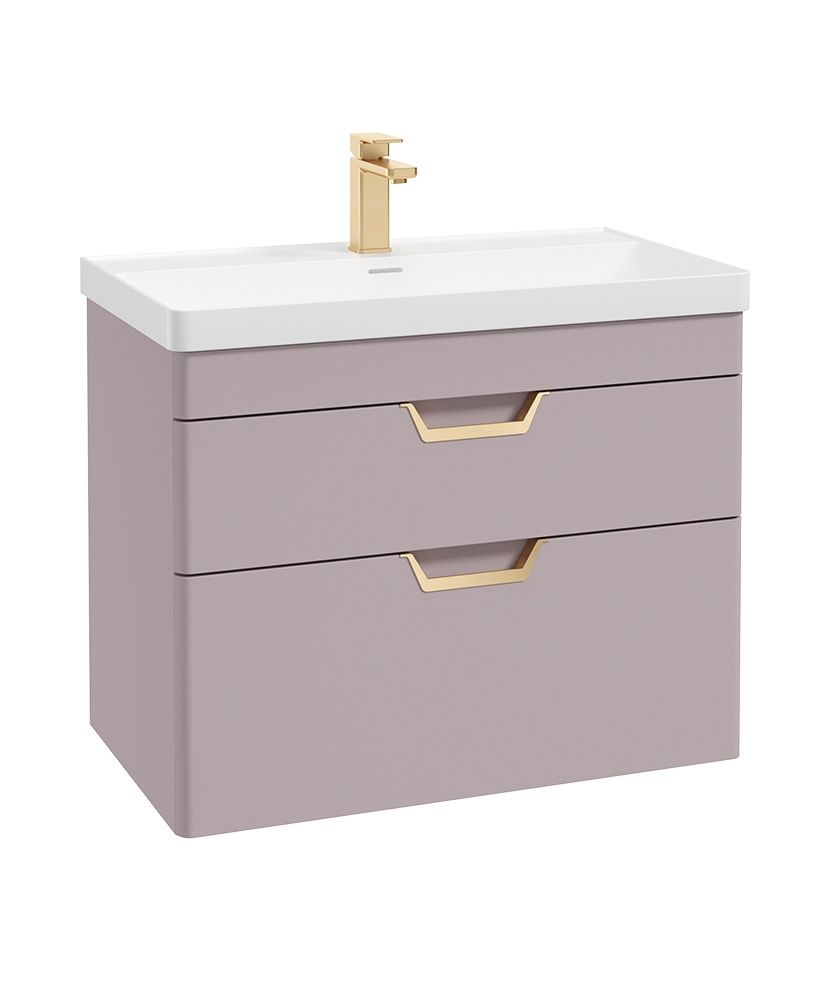 FREYA Wall Hung Two Drawer Vanity Unit & Basin
