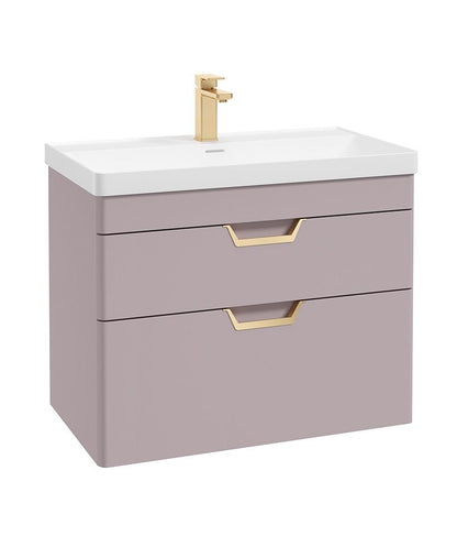 FREYA Wall Hung Two Drawer Vanity Unit & Basin