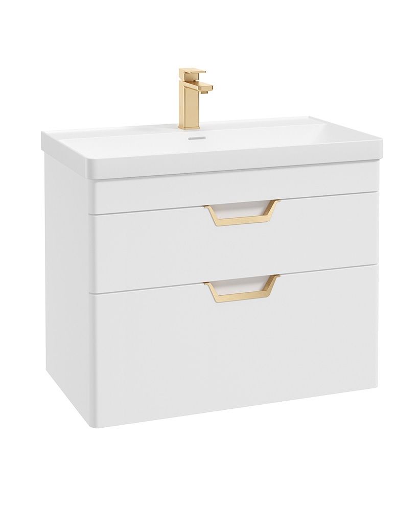 FREYA Wall Hung Two Drawer Vanity Unit & Basin