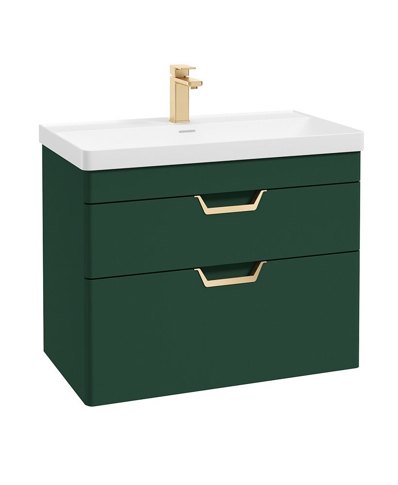 FREYA Wall Hung Two Drawer Vanity Unit & Basin