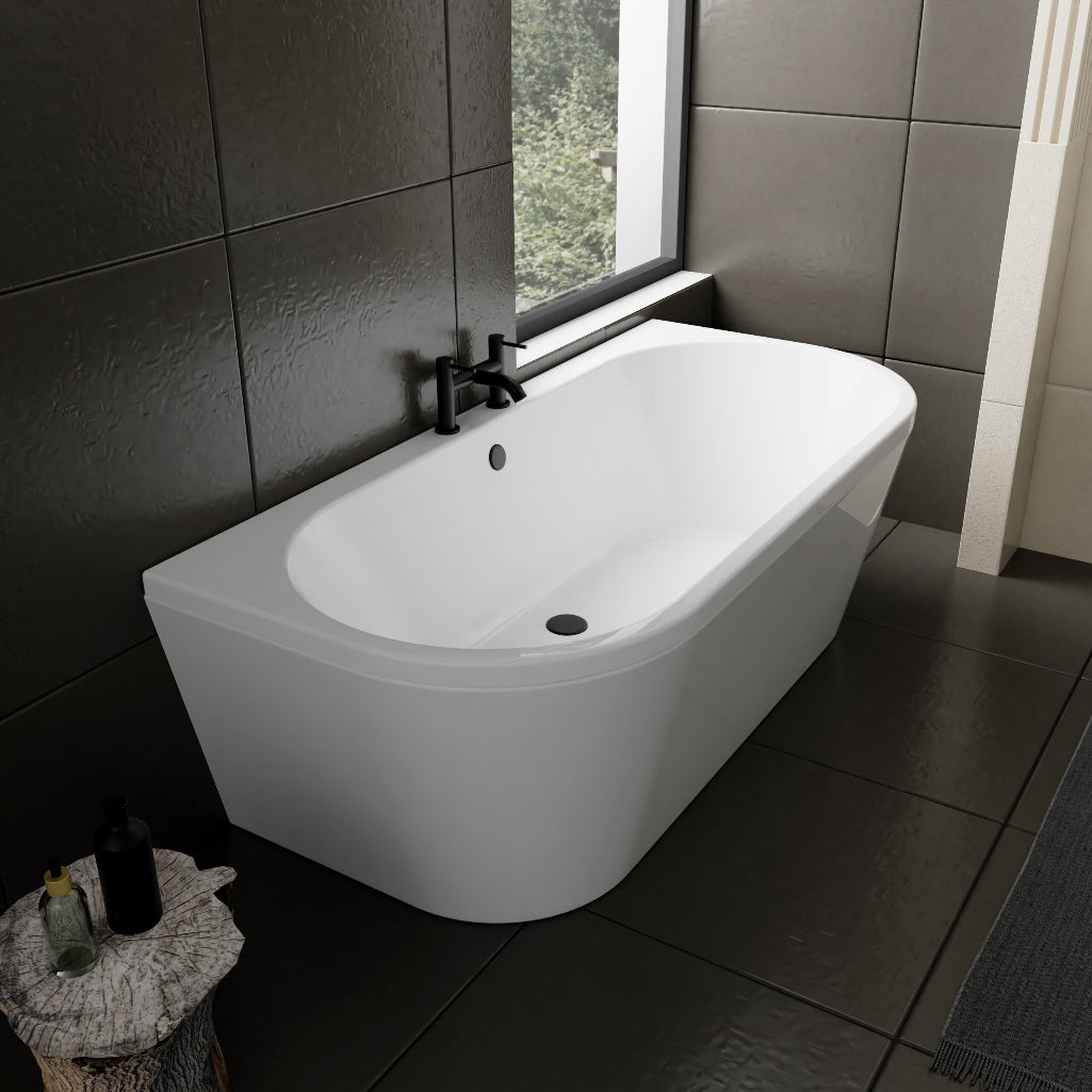 Halo D-Shaped Bath 1700 x 800mm