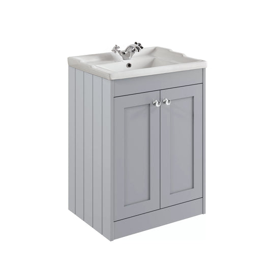 Kylemore 600mm Floor Standing Unit Satin Grey