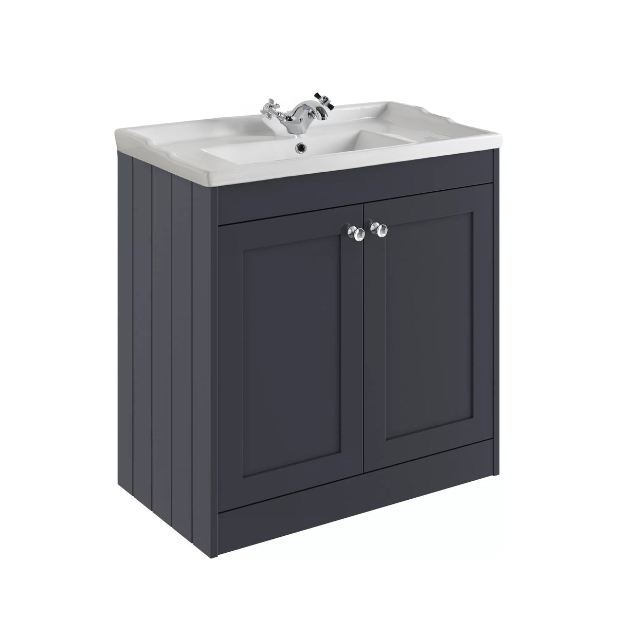 Kylemore 800mm Floor Standing Unit Satin Anthracite