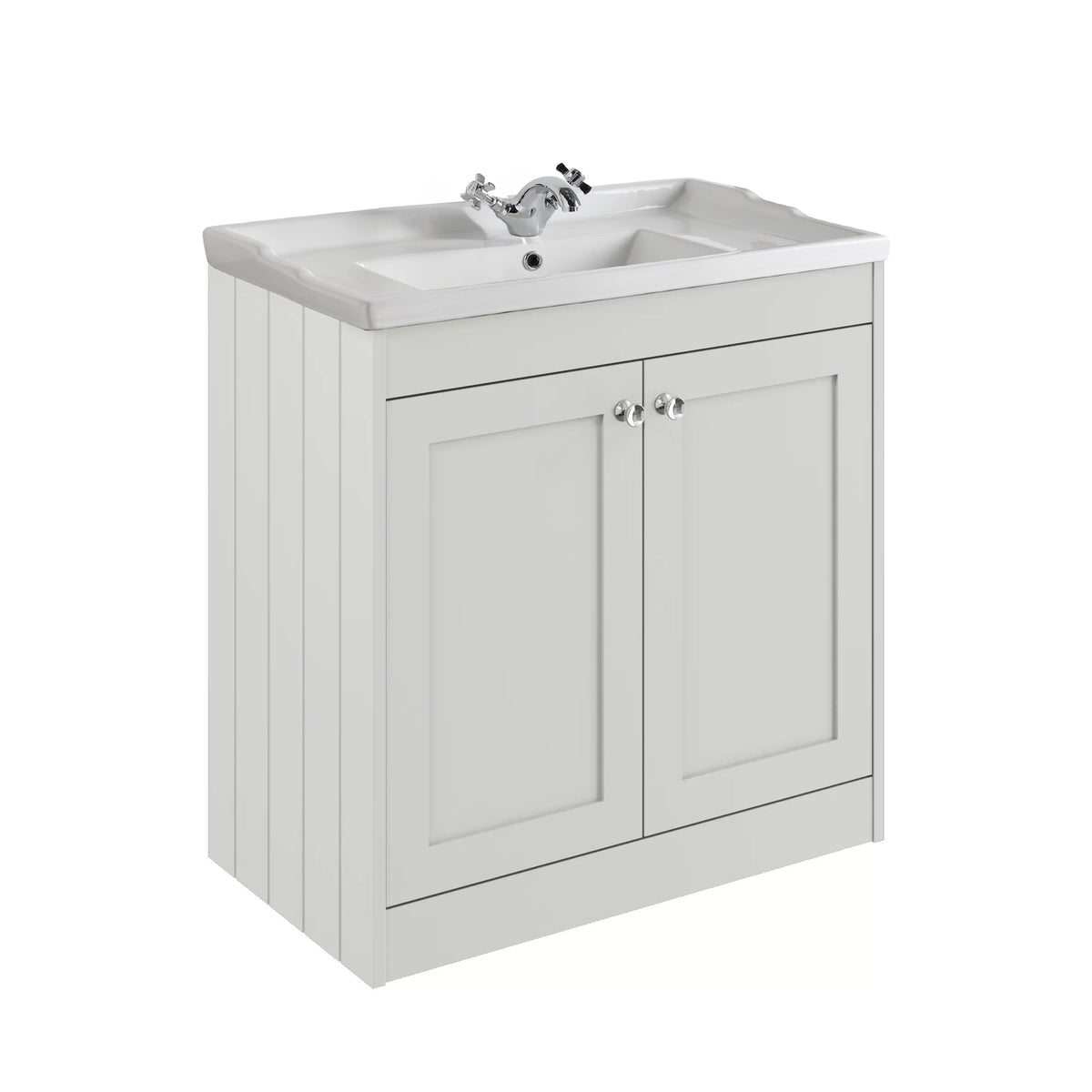 Kylemore 800mm Floor Standing Unit Satin White