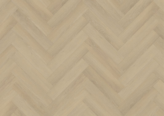 Linen Oak Herringbone LVT Dryback