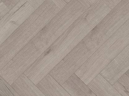 Oak Robust Grey Herringbone 12mm Pack Size 1.92m² - Tile Depot - 