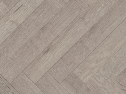 Oak Robust Grey Herringbone 12mm Pack Size 1.92m² - Tile Depot - 