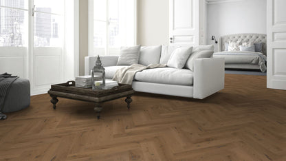 The Castro Collection Smoked White Oak Herringbone 120