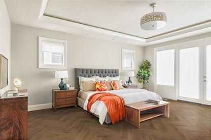 The Castro Collection Smoked White Oak Herringbone 120
