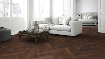 The Castro Collection Walnut Herringbone 90