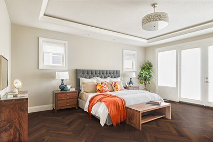 The Castro Collection Walnut Herringbone 90