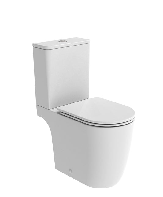 Compass Round Close Coupled Open Back Wc Pan