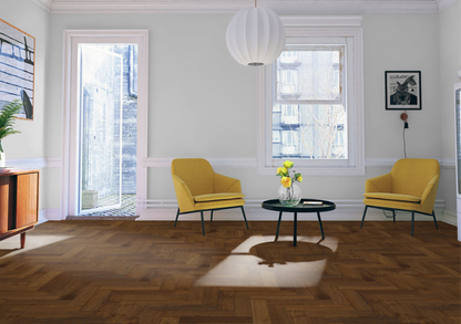 Strata Fifteen Double Smoked Oak Herringbone 90 - Engineered