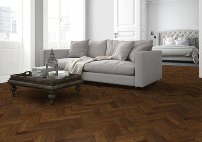 Strata Fifteen Double Smoked Oak Herringbone 90 - Engineered