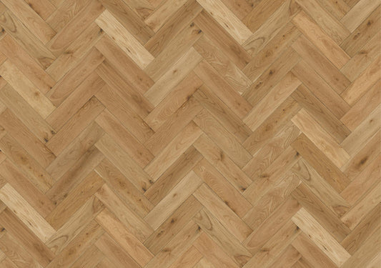 Strata Fifteen Natural Brushed Oak Herringbone 90 - Engineered