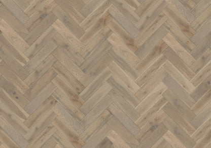 Strata Fifteen Pearl Grey Oak Herringbone 90 - Herringbone
