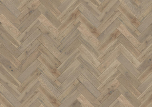 Strata Fifteen Pearl Grey Oak Herringbone 90 - Herringbone
