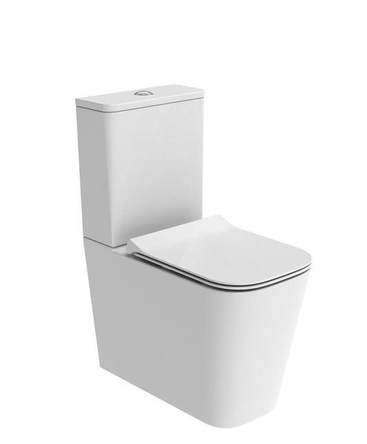 Compass Square Close Coupled Fully Enc Wc Pan