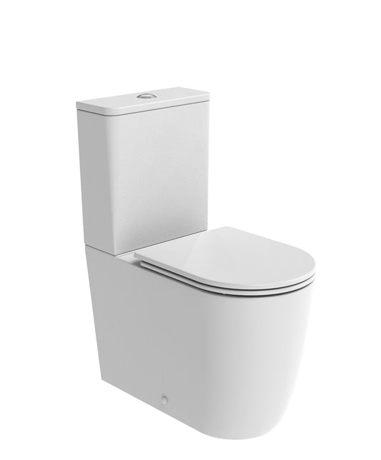 Compass Round Close Coupled Fully Enc Wc Pan