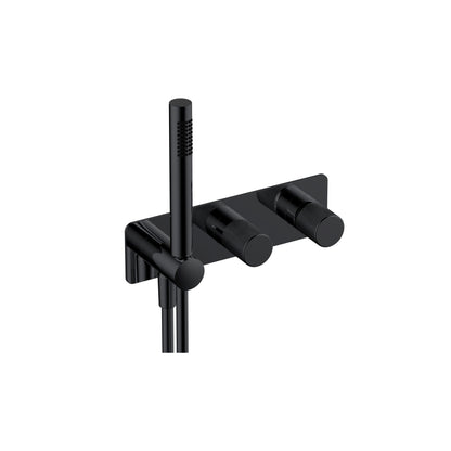 RAKAmalfi Thermostatic Dual Outlet Horizontal Concealed Valve Inc. Shower Kit