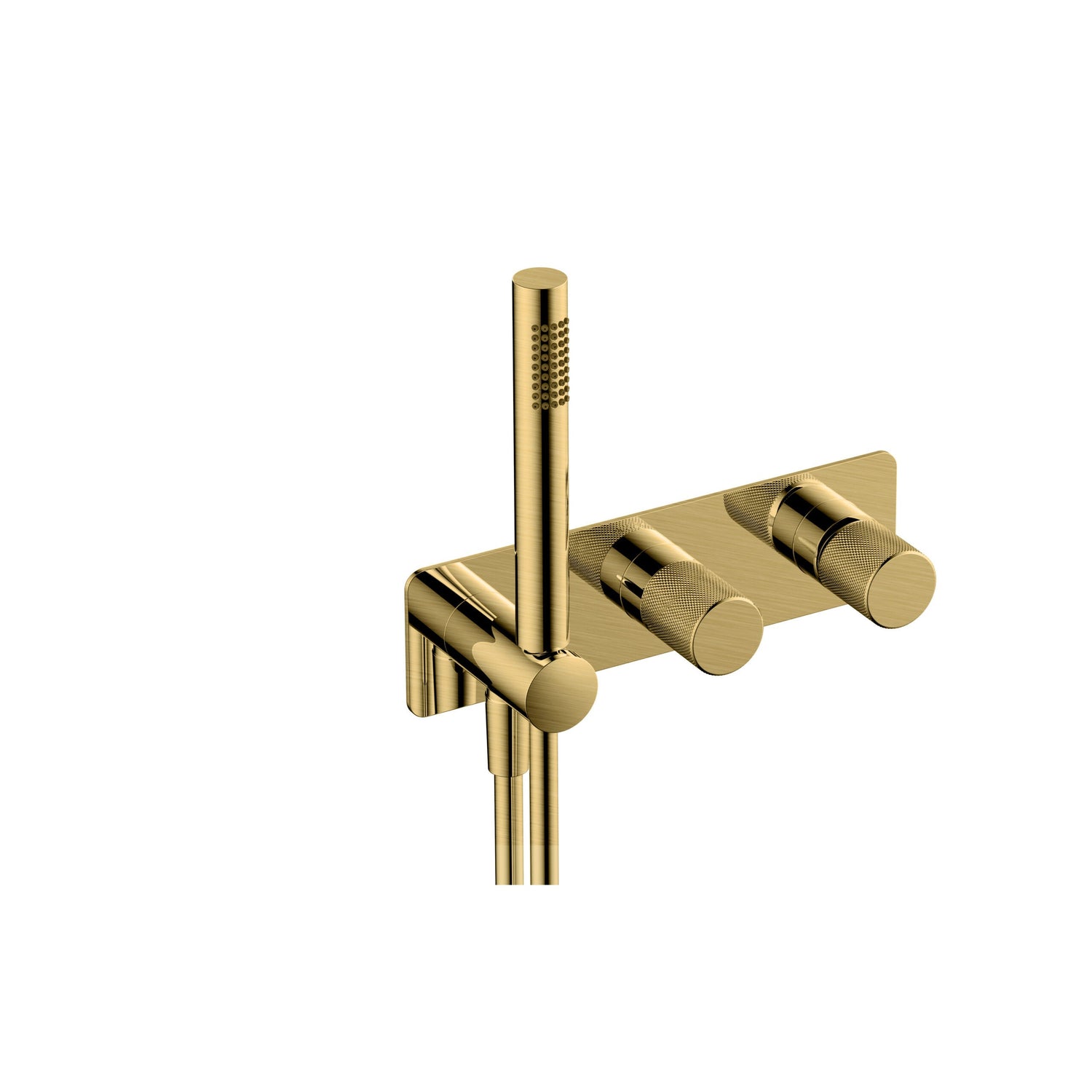 RAKAmalfi Thermostatic Dual Outlet Horizontal Concealed Valve Inc. Shower Kit