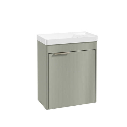 REED Wall Hung Single Door Cloakroom Vanity Unit