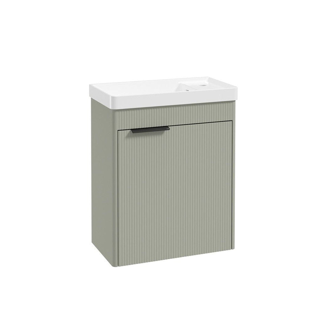 REED Wall Hung Single Door Cloakroom Vanity Unit