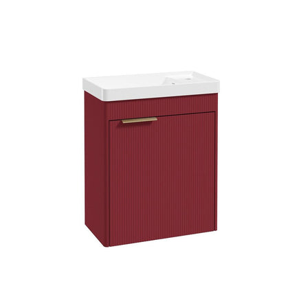 REED Wall Hung Single Door Cloakroom Vanity Unit