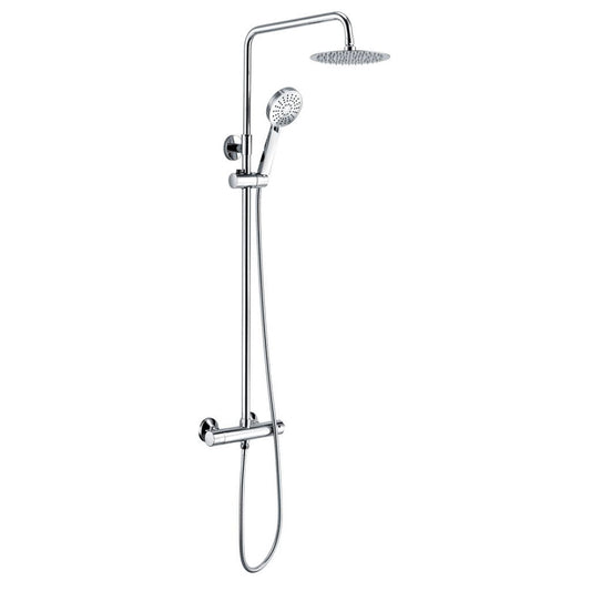 Ruby Minimalist Thermostatic Bar Shower Kit - Tile Depot - 