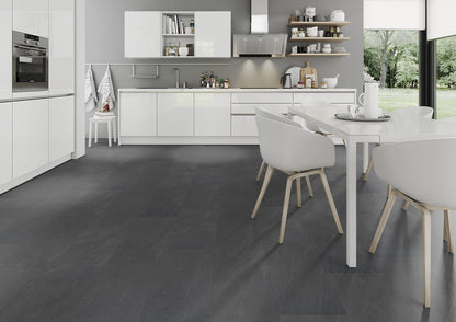 Charcoal Slate LVT Dryback