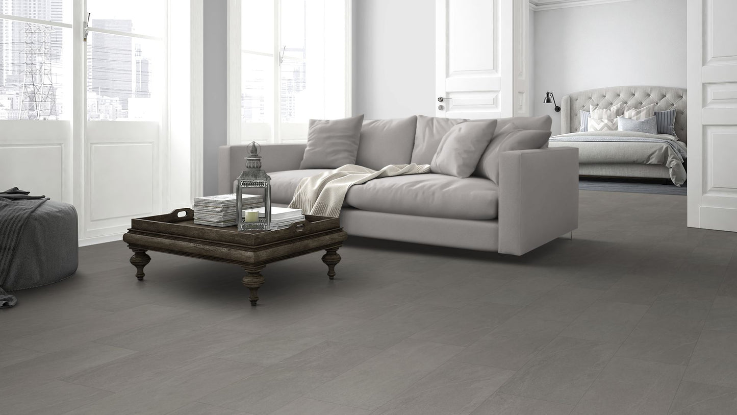 Light Grey Slate LVT Dryback