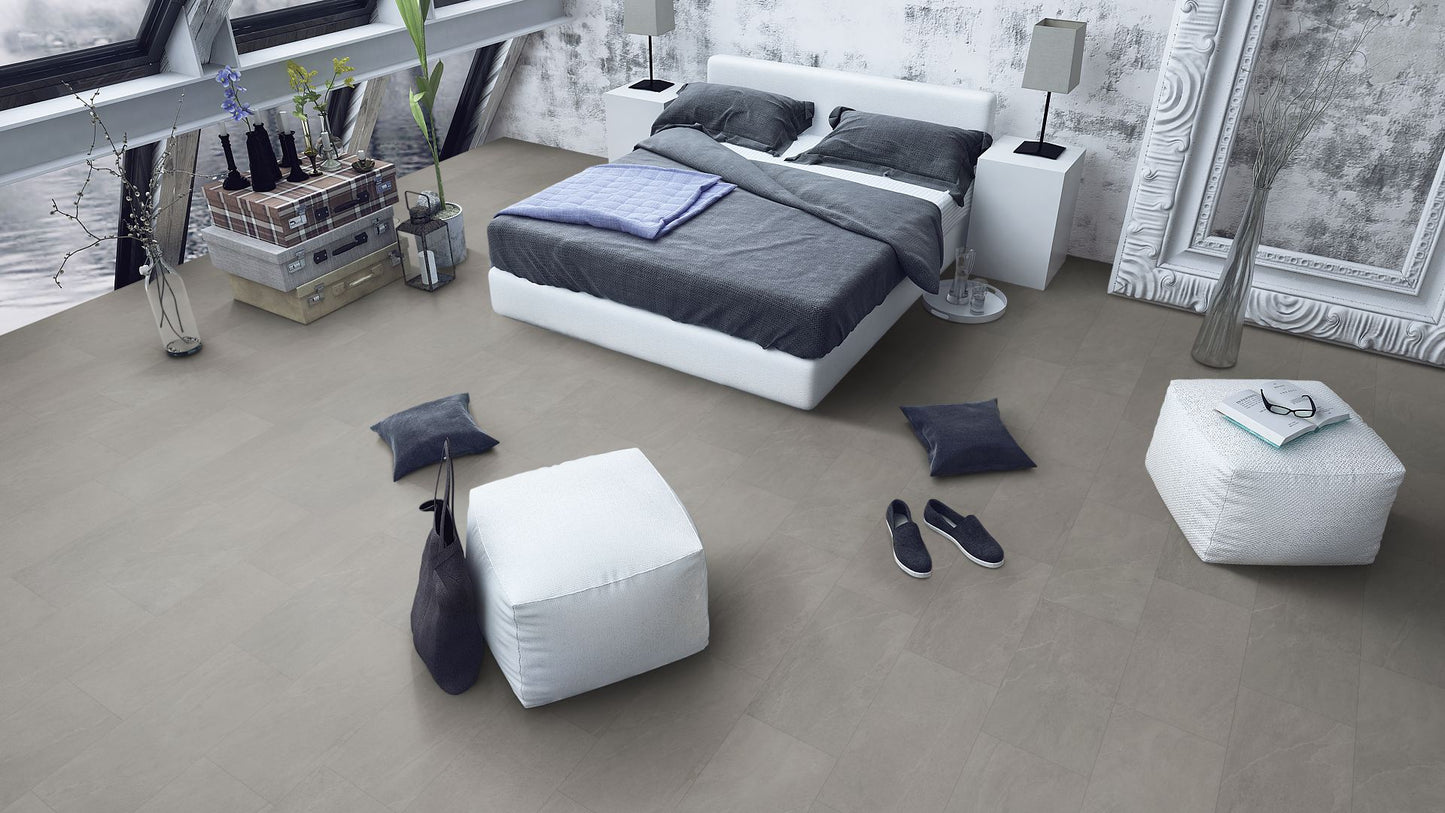 Light Grey Slate LVT Dryback