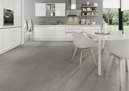 Light Grey Slate LVT Dryback