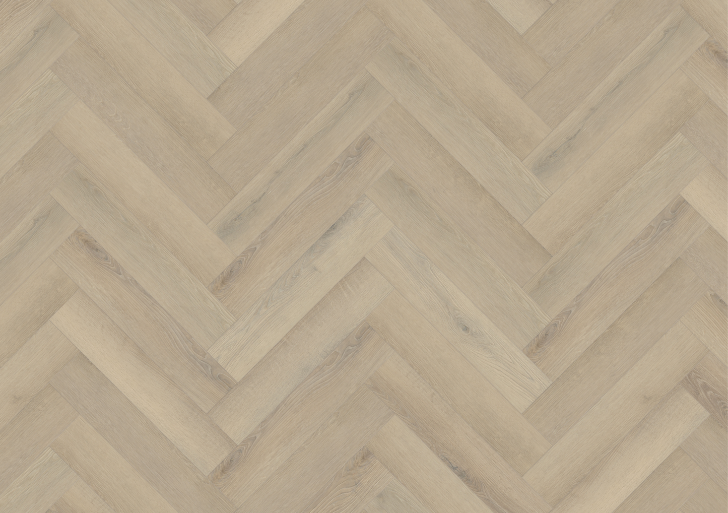 Seashell Oak Herringbone LVT Dryback