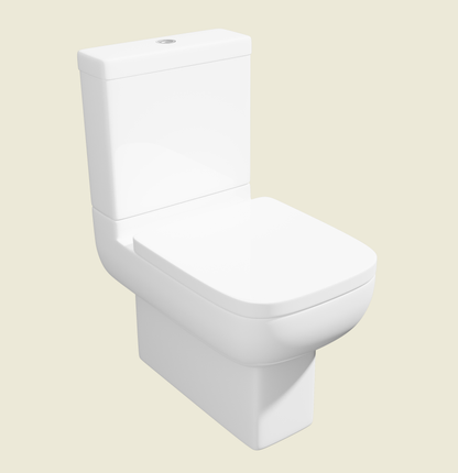 Evon Close Couple Fully Back to Wall Rimeless Toilet