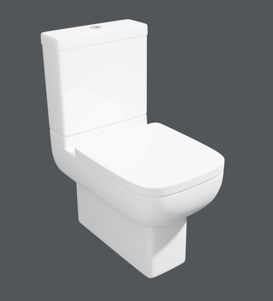 Evon Close Couple Fully Back to Wall Rimeless Toilet