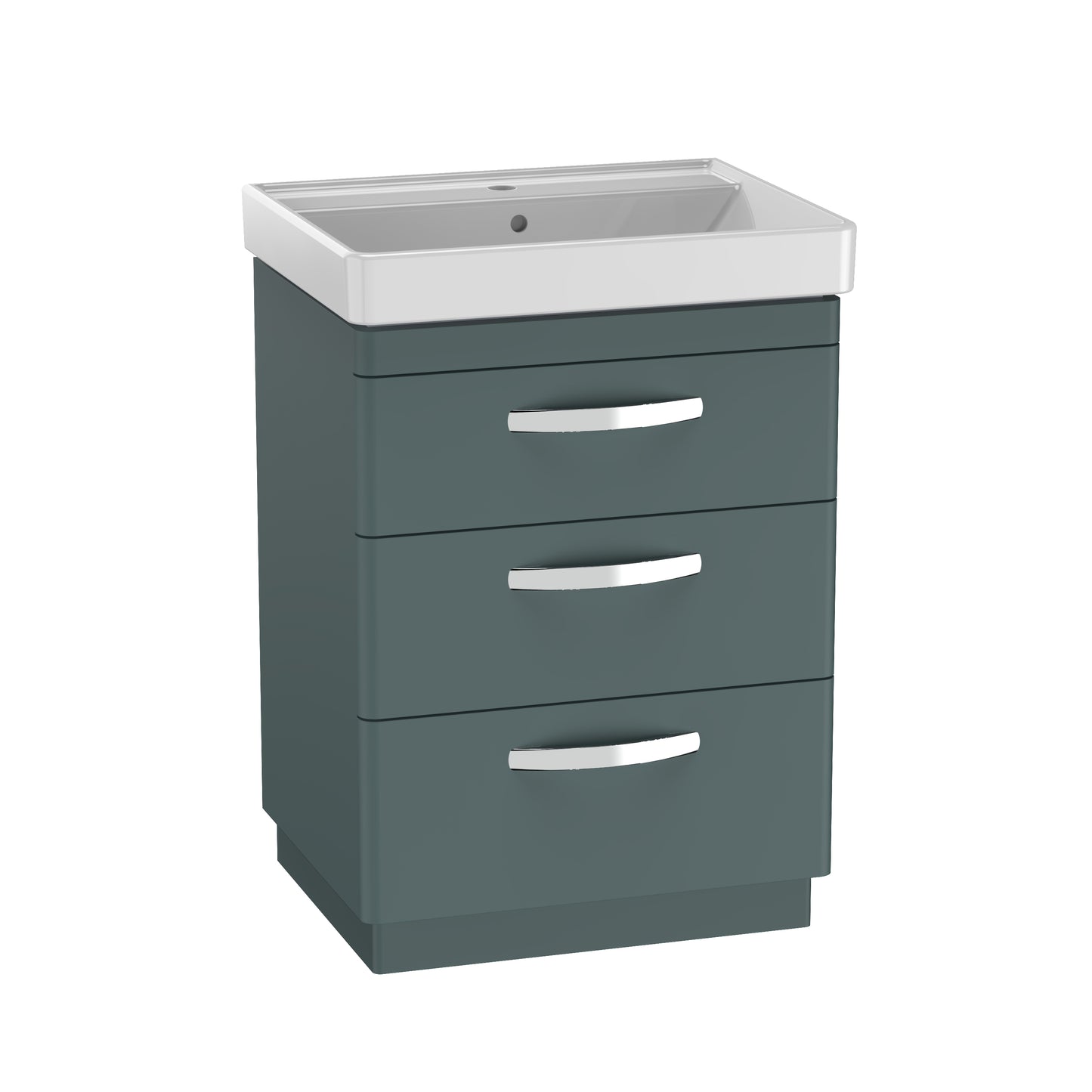 Compass Floor Standing 3 Drawer Unit & Basin