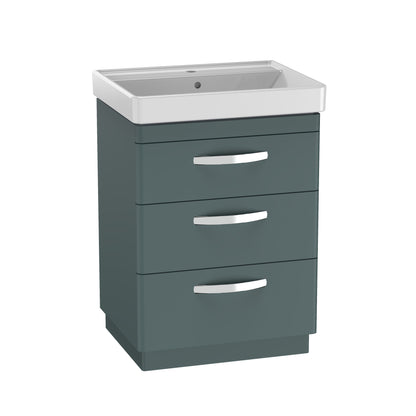Compass Floor Standing 3 Drawer Unit & Basin
