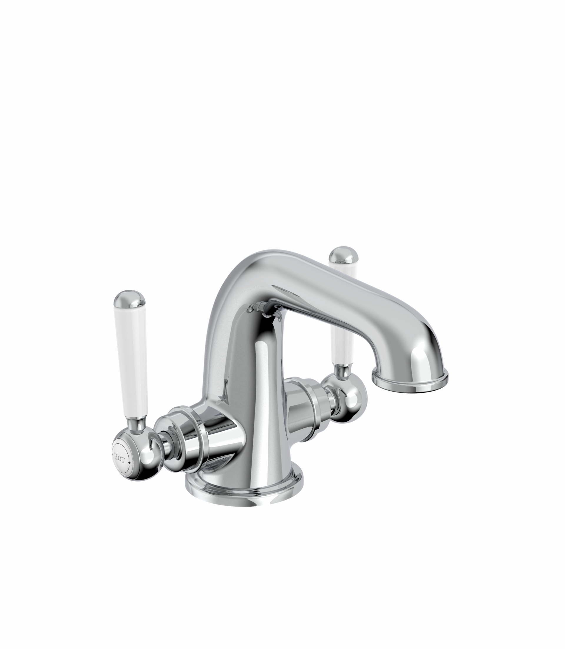 Lansdown Basin Mixer With Click Waste