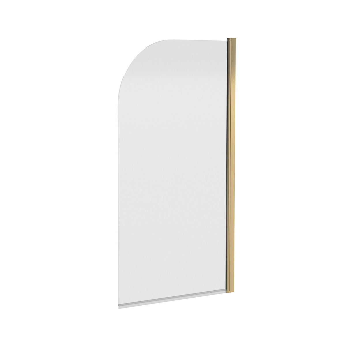 ROUND BRUSHED BRASS BATH SCREEN