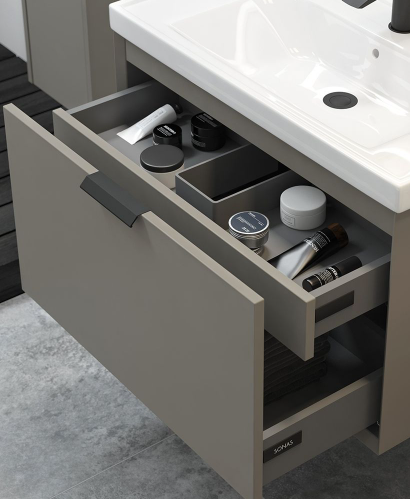 FJORD Wall Hung Two Drawer Vanity Unit