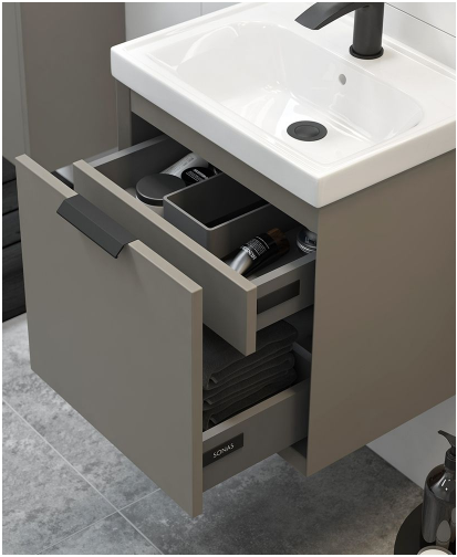 FJORD Wall Hung Two Drawer Vanity Unit