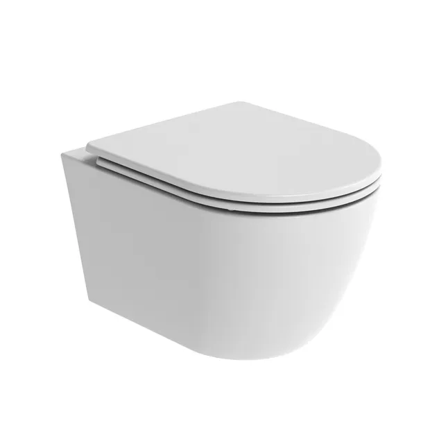 Compass Round Wall Hung Pan Inc Fixings